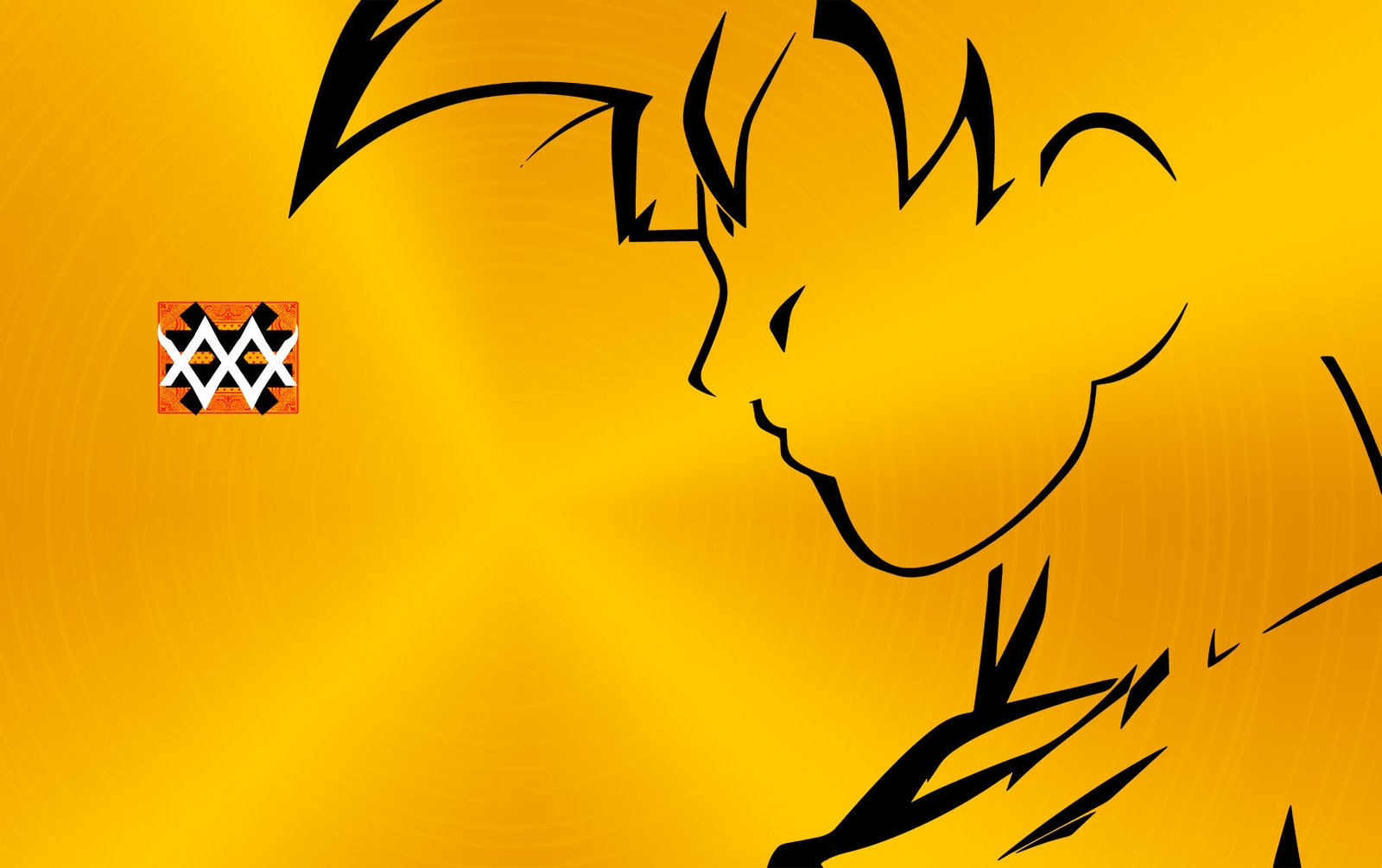 Anime Collection Card Goku gold