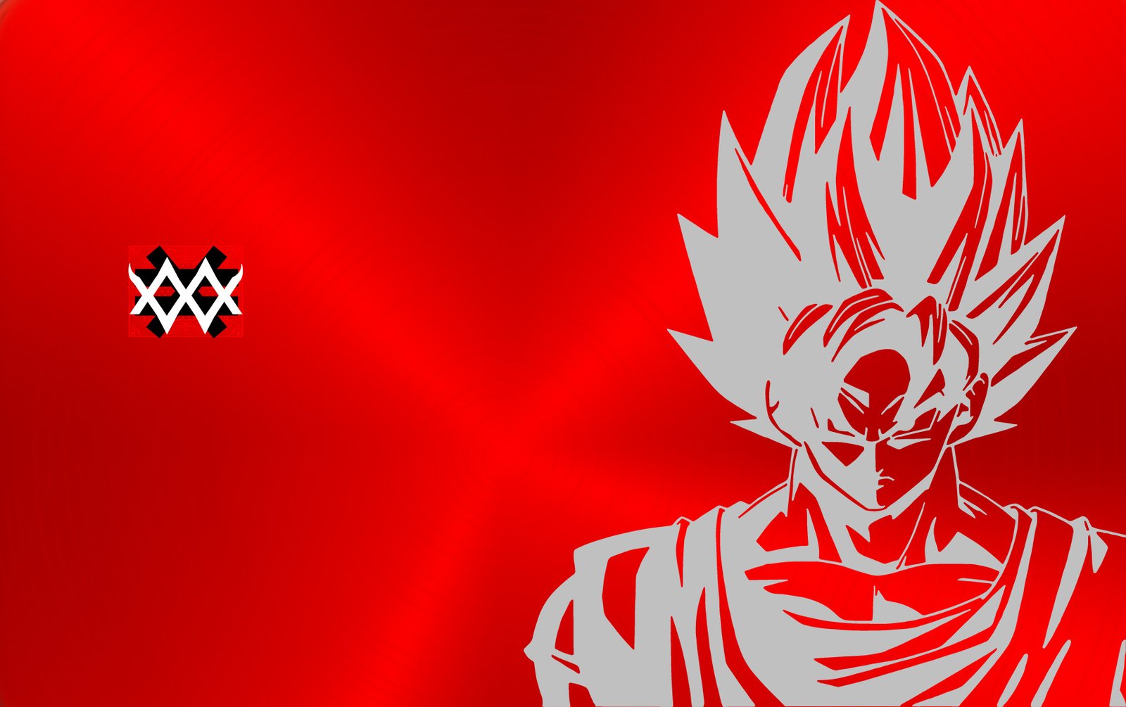 Anime Collection Card Goku V2 red