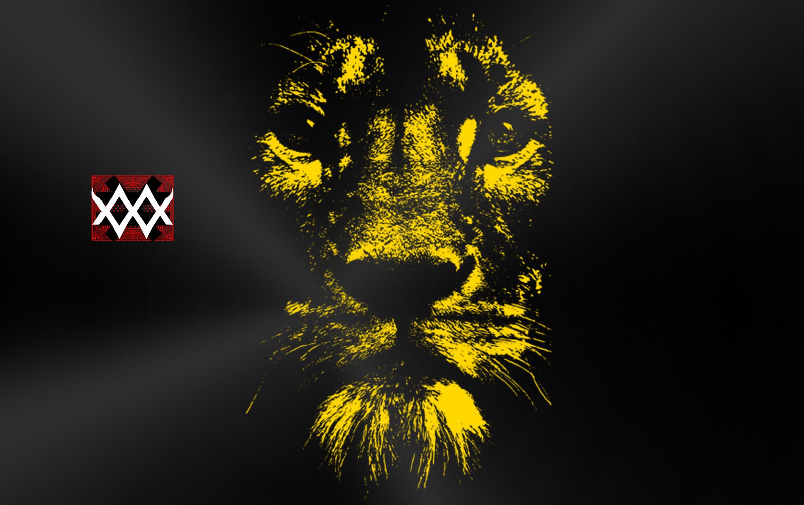 Exclusive Collection Card Lion blackgold