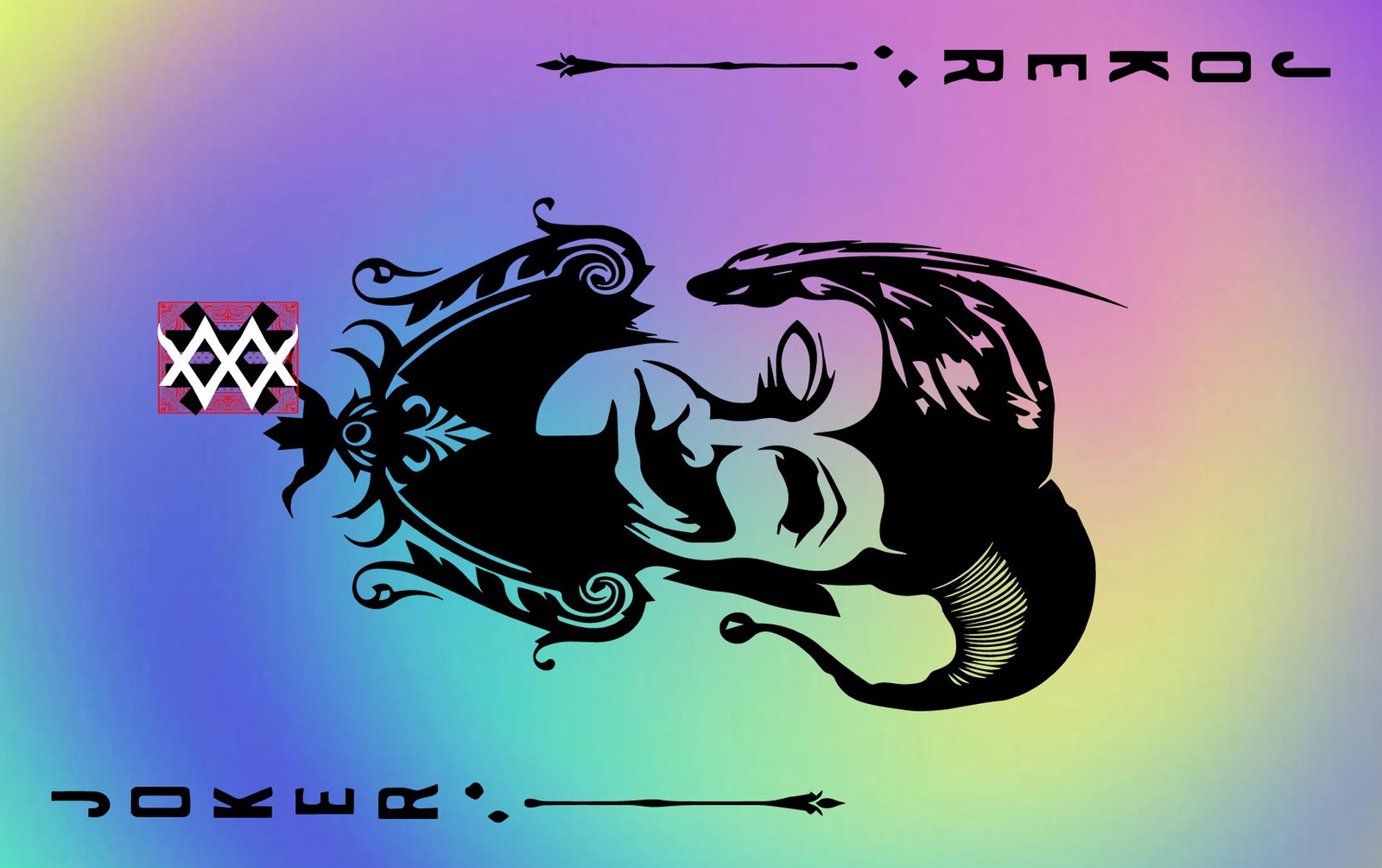 Highroller Card Joker V2 rainbow