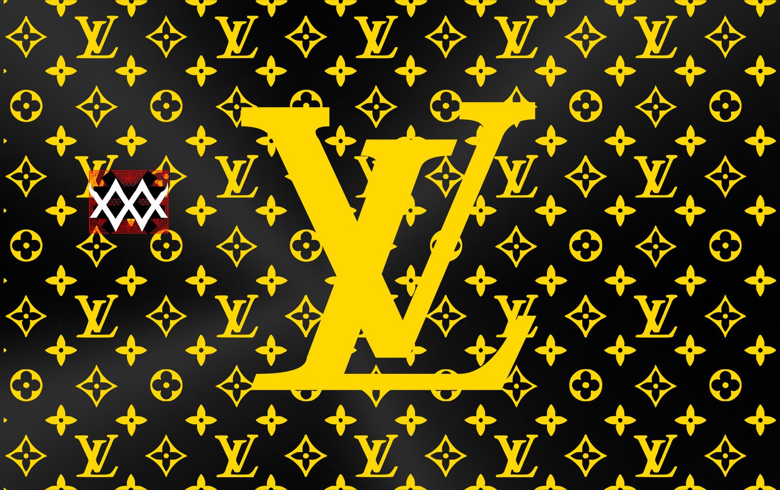 Luxury Card Louis Vuitton V2 blackgold