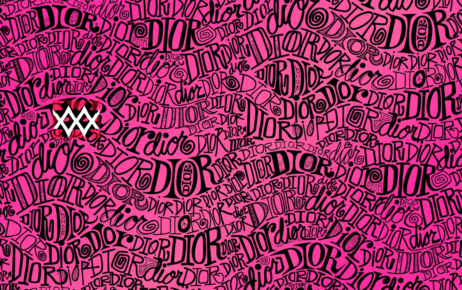 Luxury Card Dior pink